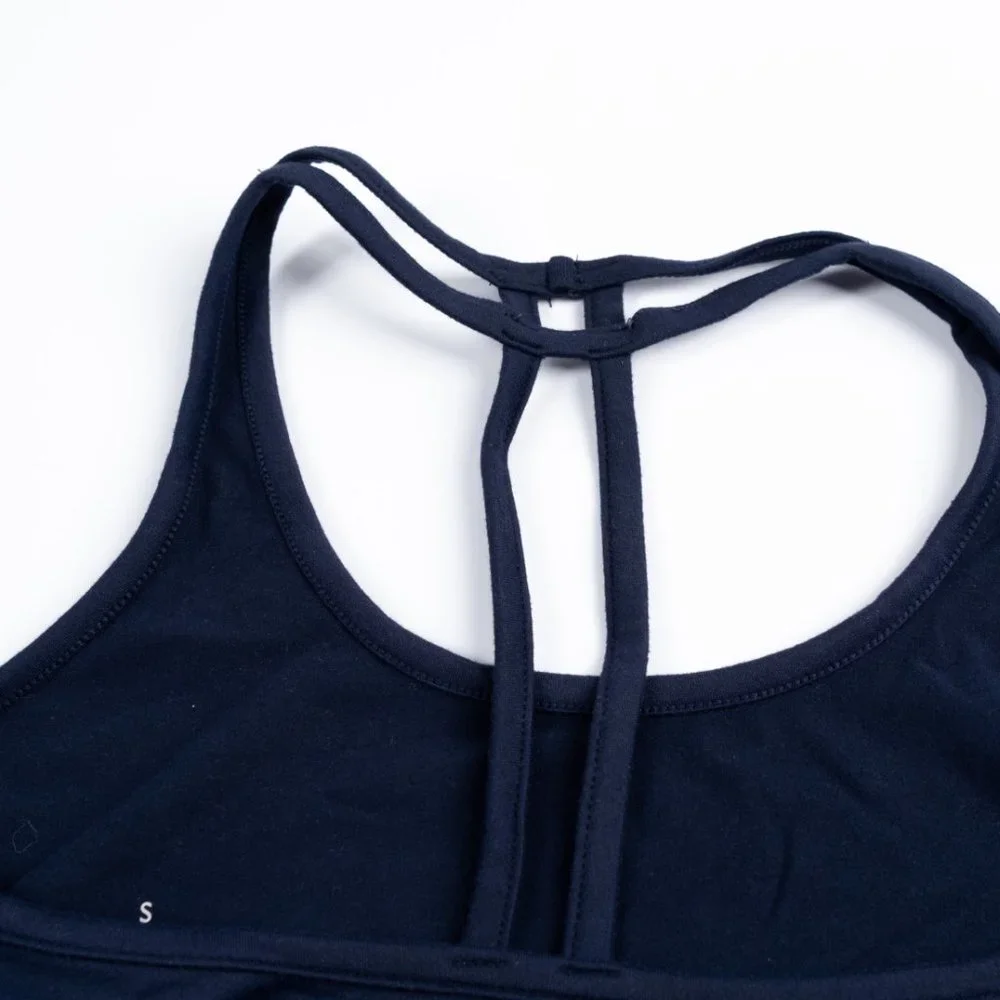 NEW WHISPER Anna Bra Marine Navy sports bra